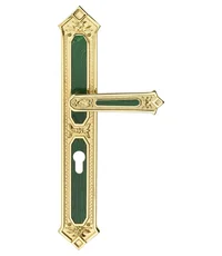 Купить Дверная ручка на планке Pasini "King Malachite Jewels" 3720 по цене 2 руб. в Москве