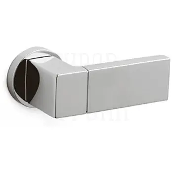 Дверная ручка-кноб Olivari Planet Bicolor матовый хром + хром