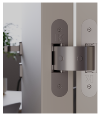 Купить KIKER (0870 2000 CS) петля скрытая универсальная с доводчиком (60 kg) по цене 9`459 руб. в Москве