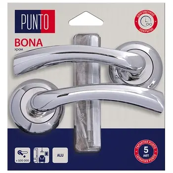 Ручка Punto (Пунто) раздельная LM/A R.TL54.BONA/HD хром