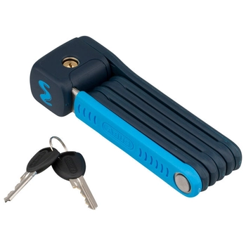 Велозамок складной сегментный Abus 6055K/60mm MOVISTAR BORDO LITE MINI черный