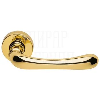 Дверные ручки на розетке Morelli Luxury 'Ring' золото
