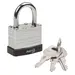 Замок Punto (Пунто) навесной PK-6540 3 key англ., никель