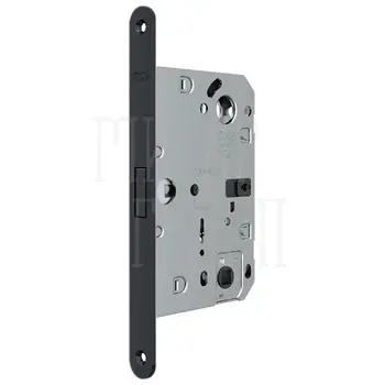 B06132.50.x AGB (АГБ) Защелка врезная AGB POLARIS WC тех. уп. без отв. пл. для ручек AGB WAVE черный