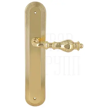 Дверная ручка Extreza 'EVITA' (Эвита) 301 на планке PL05 латунь (PASS)