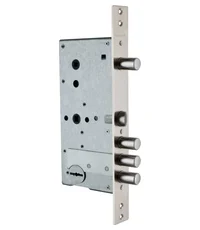 Замок Guardian (Гардиан) врезной сувальдный с задвижкой и защёлкой ЗВ 50.15 4 кл. /123:159/