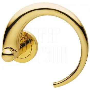 Дверные ручки на розетке Morelli Luxury 'Langoust' золото
