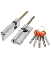 Купить Цилиндровый механизм D-PROTERM507/95 Fuaro (Фуаро) 95 mm (60+10+25) термошток 8х65 мм по цене 1`056 руб. в Москве
