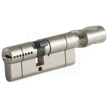 Цилиндр Rav Bariach серии Mars ключ-вертушка 90 mm (35+10+45) никель