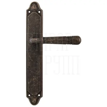 Дверная ручка на планке Melodia 293/158 'Alpha' античная бронза