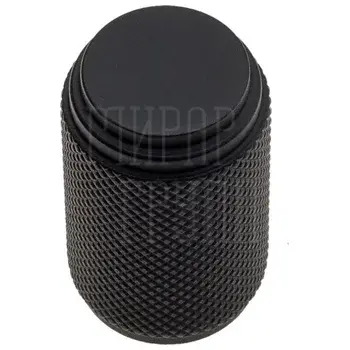 Ручка кнопка современная Venezia Collezione EXA ZIG 22 мм черный