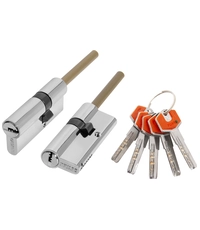 Купить Цилиндровый механизм D-PROTERM507/75 Fuaro (Фуаро) 75 mm (40+10+25) термошток 8х65 мм по цене 944 руб. в Москве