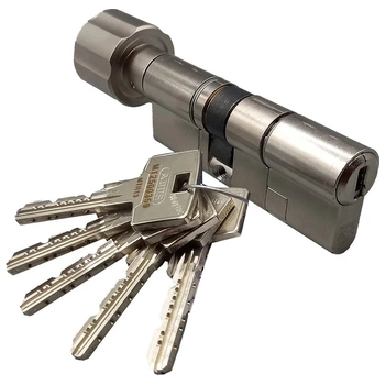 Цилиндровый механизм Abus Magtec.2500 ME ключ-вертушка 115 mm (65+10+40) никель