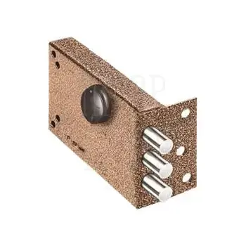 Замок Elbor (Эльбор) накладной Лазурит 1.02.51.МА никель сув. 3 риг. медный антик /39360/ никель