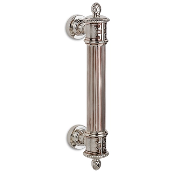 Дверная ручка-скоба SALICE PAOLO 'Versailles' 3072 (284/200 mm) серебро с патиной