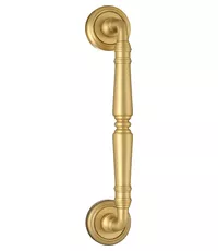 Купить Ручка дверная скоба Extreza "Petra" (Петра) 250 мм (205 мм) на круглых розетках R01 по цене 8`826 руб. в Москве