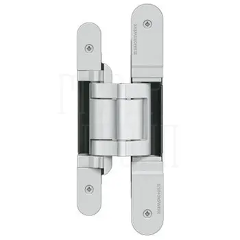 Петля скрытая универсальная Simonswerk TECTUS TE 380 3D (60/70 кг) для фальцованных дверей матовый хром