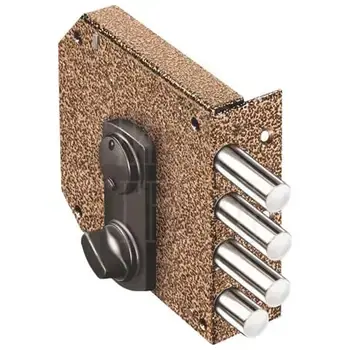 Замок Elbor (Эльбор) накладной сувальдный RеХ.2.16 никель