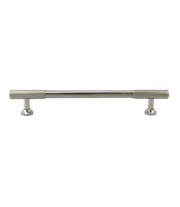 Мебельная ручка 0077 160 200x12x33mm PN полированный никель