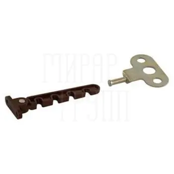 Ограничитель оконный (гребенка) коричневый