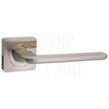 Дверные ручки Renz (Ренц) 'Лана' INDH 95-02 на квадратной розетке матовый никель