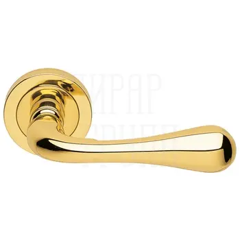 Дверные ручки на розетке Morelli Luxury 'Astro' золото