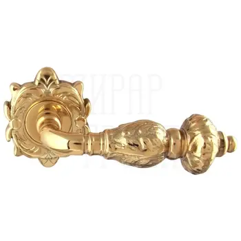 Дверная ручка на розетке Melodia 230 Z 'Gemini' полированная латунь