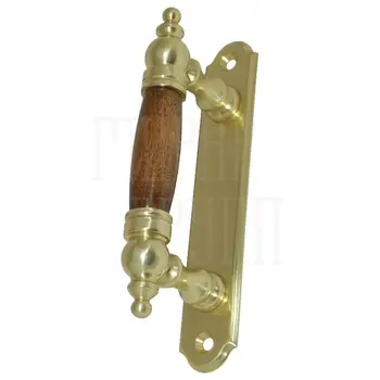 Дверная ручка-скоба DL1 (160 мм) полированная латунь