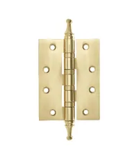 Петля универсальная латунная CROWN 101x76x3mm D12mm полированная латунь
