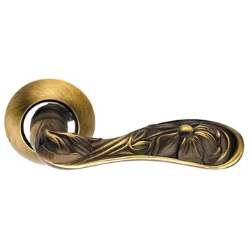 Дверные ручки на круглой розетке Archie S010 172ACF античный кофе