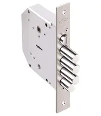 Замок Elbor (Эльбор) врезной сувальдный с задвижкой и защёлкой Гранит 1.06.41 (правый) /00446/