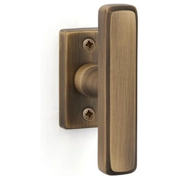 Т-образная ручка оконная Pasini 'Corolla' 3743 матовая бронза