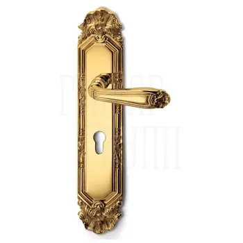 Дверная ручка на планке Salice Paolo 'Rochefort' 3031 золото 24к