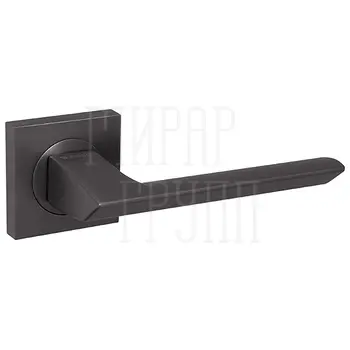 Дверная ручка на квадратной розетке Fuaro (Фуаро) 'SAMPLE' KM графит