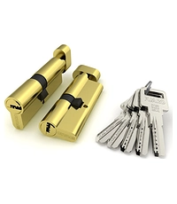Купить Цилиндровый механизм Fuaro (Фуаро) с вертушкой R602/80 mm (35+10+35) по цене 1`336 руб. в Москве