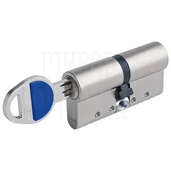 Профильный цилиндр Tokoz (Чехия) TECH ключ-ключ CV TECH300/TECH300 030/030 TE01 POS-SZ 60 mm (25+10+25) никель + флажок