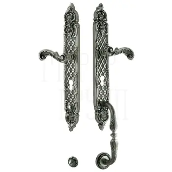 Ручка для входной двери Mestre OJ 1605 состаренное серебро