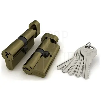 Цилиндровый Fuaro (Фуаро) с вертушкой R302/70 mm-BL (30+10+30) бронза