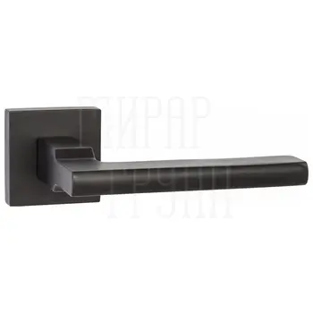 Дверные ручки Renz (Ренц) 'Рим' INDH 53-03 на квадратной розетке черный