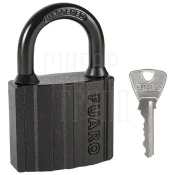 Замок Fuaro (Фуаро) навесной PL-UNI-0438 3key никель