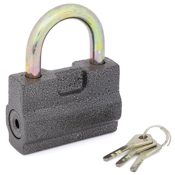 Замок навесной Фабрика замков 802F-90 никель