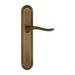 Дверная ручка Extreza 'ARIANA' (Ариана) 333 на планке PL05, матовая бронза (key)