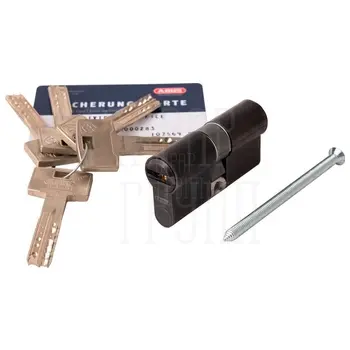 Цилиндровый механизм Abus Bravus.3500 MX MAGNET ключ-ключ 120 mm (45+10+65) черный матовый