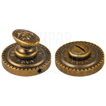 Ручка Armadillo (Армадилло) поворотная WC-BOLT BK6 античное серебро