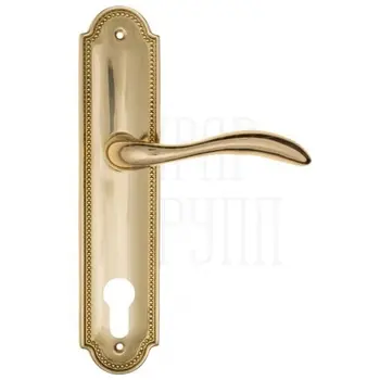 Дверная ручка Fratelli Cattini 'LUCCIA' на планке PL248 полированная латунь (cyl)