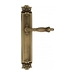 Дверная ручка Venezia 'OLIMPO' на планке PL97, матовая бронза