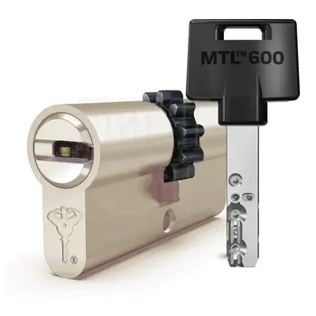 Цилиндровый механизм ключ-ключ Mul-T-Lock (Светофор) MTL600 66 mm (26+10+30) латунь + шестерня