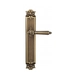 Дверная ручка Venezia 'CASTELLO' на планке PL97, матовая бронза