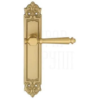 Дверная ручка Extreza 'VERONIKA' (Вероника) 325 на планке PL02 матовое золото