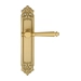 Дверная ручка Extreza 'VERONIKA' (Вероника) 325 на планке PL02, матовое золото (pass)